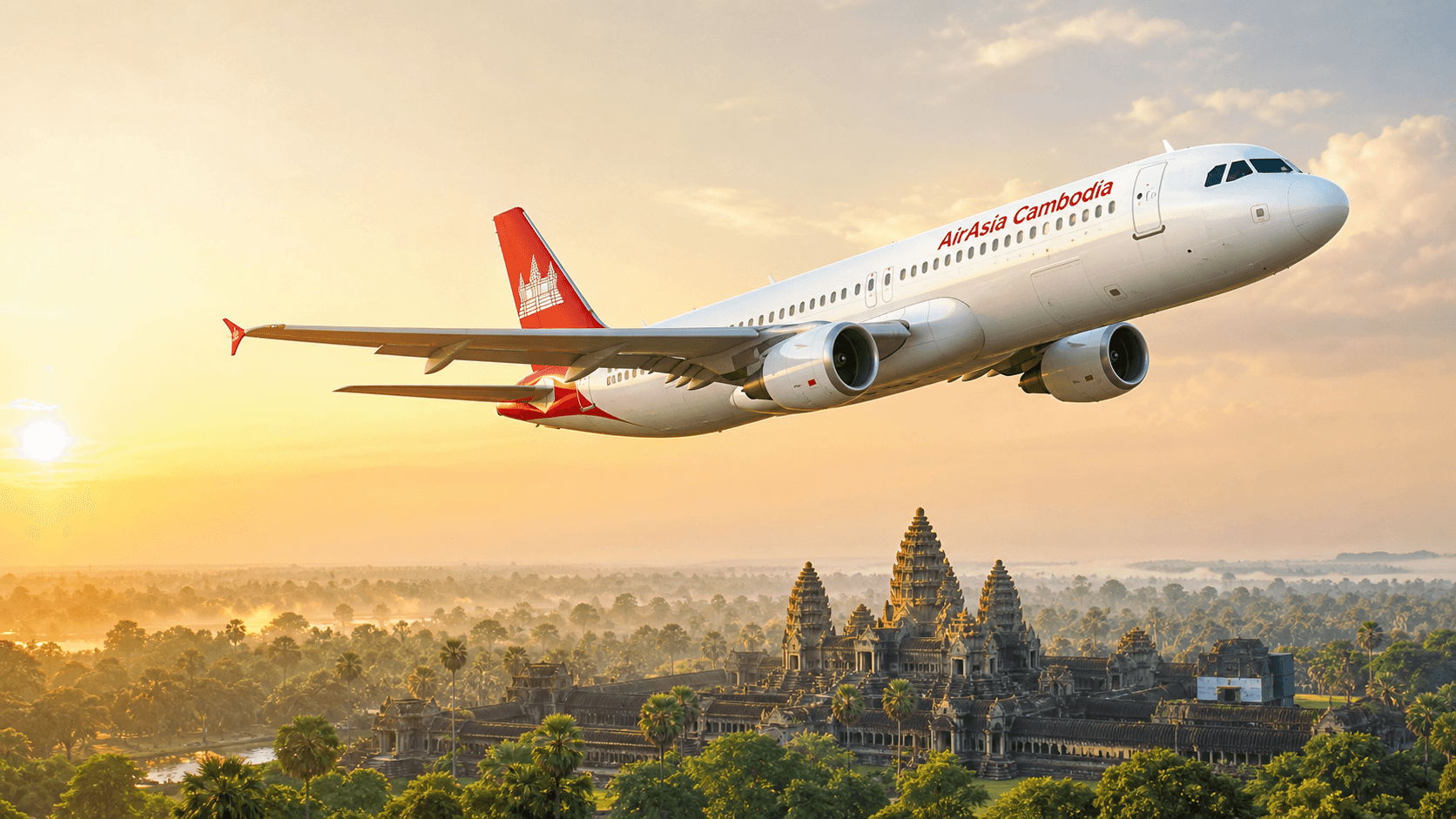 Máy bay Airasia Cambodia