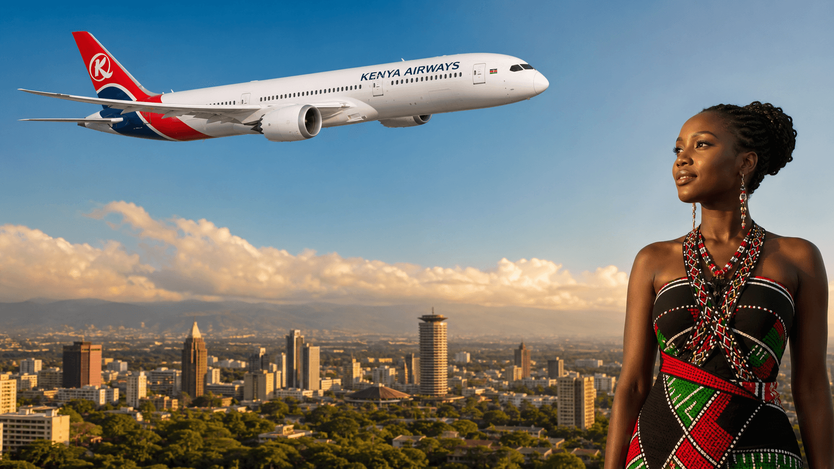 Máy bay Kenya Airways