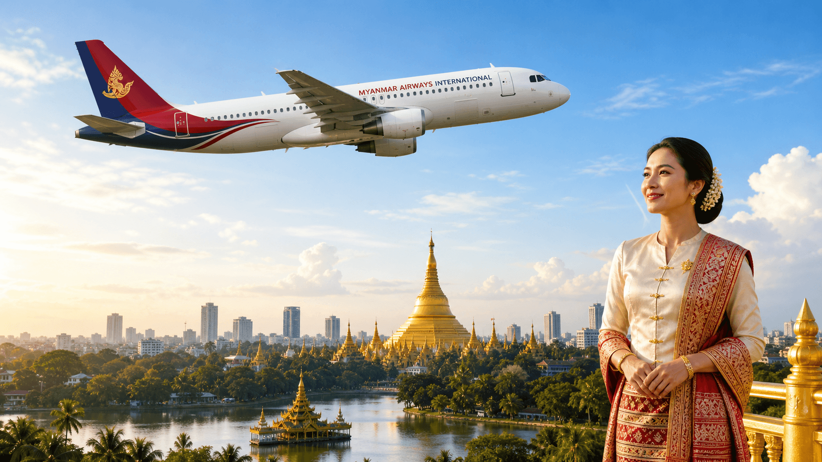 Máy bay Myanmar Airways International