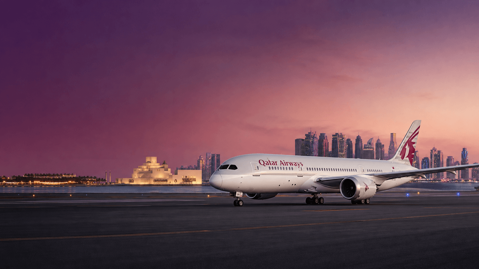 Máy bay Qatar Airways
