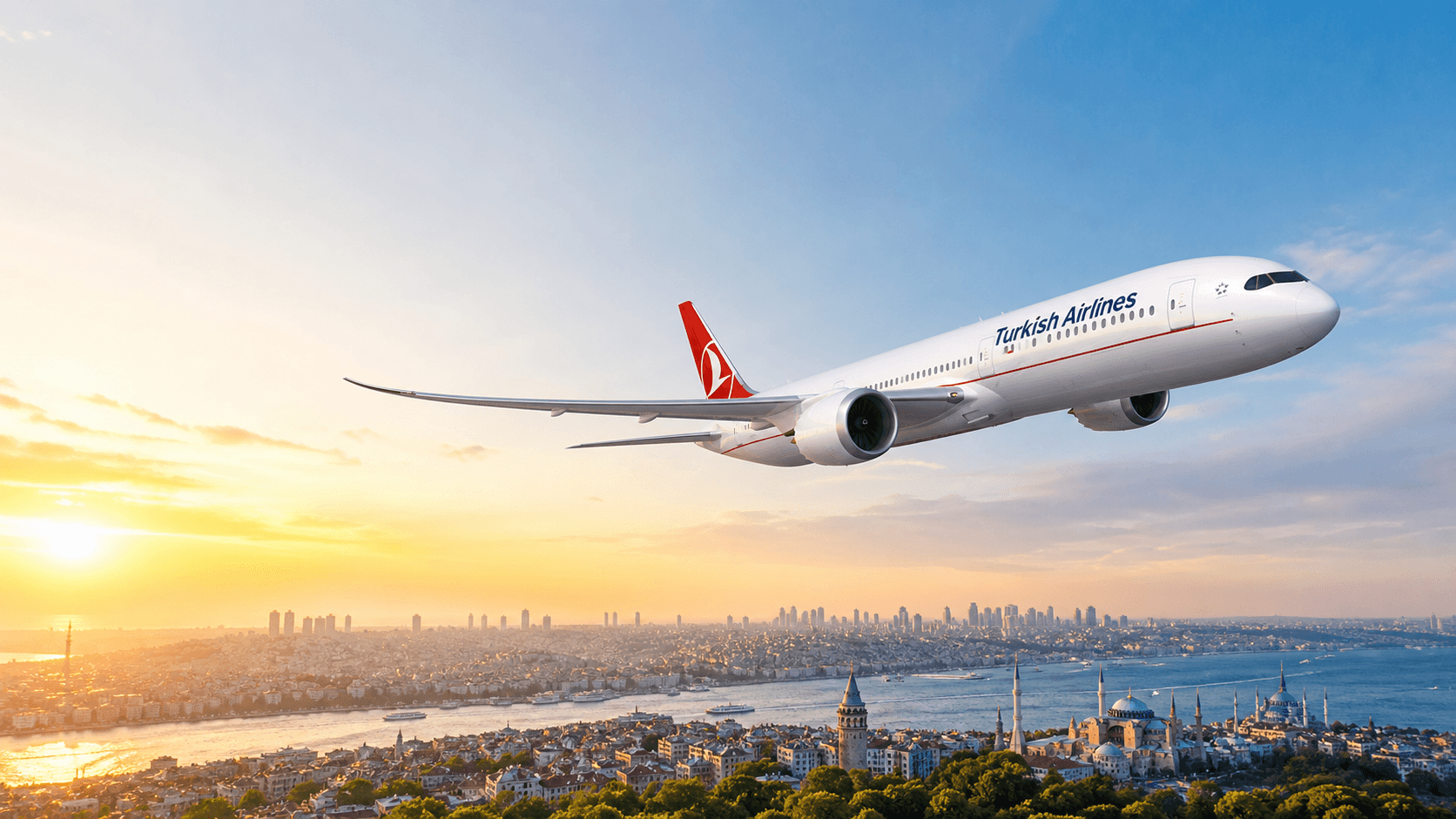 Máy bay Turkish Airlines