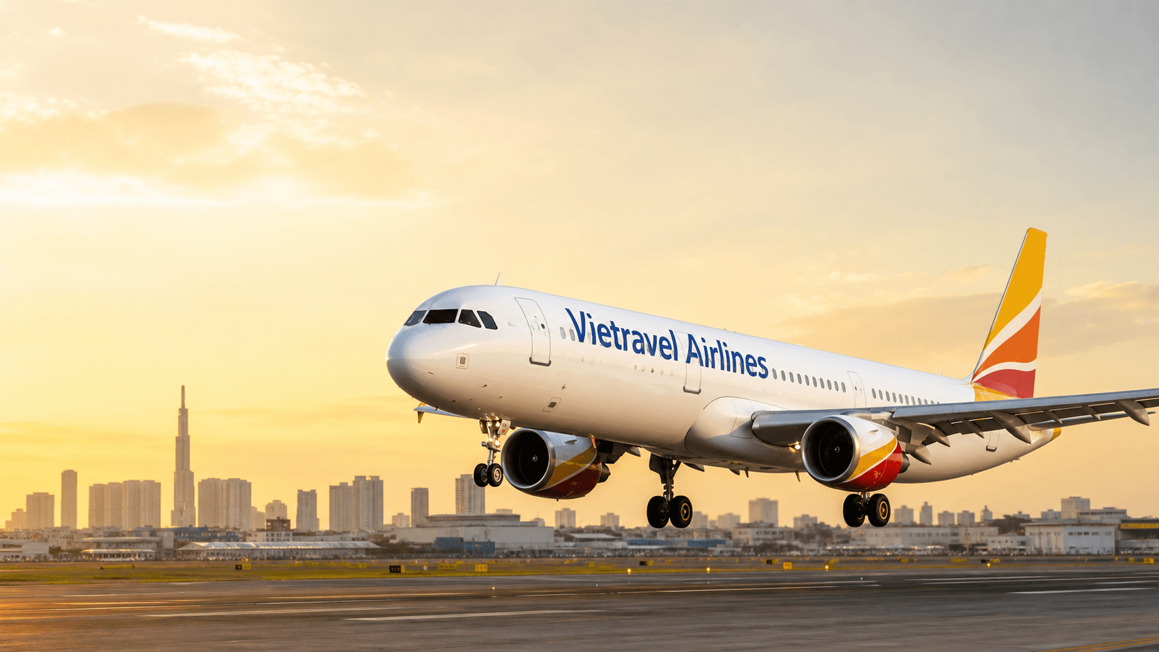 Máy bay Vietravel Airlines